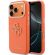 GUESS PU 4G Resin Metal Logo за Apple iPhone 18 Pro Max/ 17 Pro Max, оранжев на супер цени