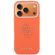 GUESS PU 4G Resin Metal Logo за Apple iPhone 18 Pro Max/ 17 Pro Max, оранжев изображение 2