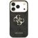 GUESS PU Leather 4G Metal Logo Gold Frame за Apple iPhone 18 Pro / 17 Pro, черен изображение 3