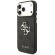 GUESS PU Leather 4G Metal Logo Gold Frame за Apple iPhone 18 Pro Max/ 17 Pro Max, черен изображение 2