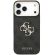GUESS PU Leather 4G Metal Logo Gold Frame за Apple iPhone 18 Pro Max/ 17 Pro Max, черен изображение 3