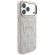 Guess PU Leather Frame Embossed за Apple iPhone 18 Pro / 17 Pro, бежов изображение 3