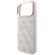 Guess PU Leather Frame Embossed за Apple iPhone 18 Pro / 17 Pro, бежов изображение 4