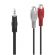 Hama 2x RCA към 3.5 мм жак изображение 2