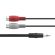Hama 2x RCA към 3.5 мм жак изображение 3