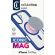 Cellular Line Iconic Mag за Apple за iPhone 16 Plus, прозрачен/син изображение 2