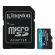 512GB microSDXC Kingston Canvas Go Plus Gen4 + SD Adapter, черен на супер цени