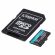 512GB microSDXC Kingston Canvas Go Plus Gen4 + SD Adapter, черен изображение 2