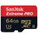 64GB microSDXC SanDisk Extreme PRO, черен на супер цени