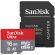16GB microSDHC SanDisk Ultra, сив/червен + SD Адаптер на супер цени