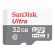 32GB microSDHC SanDisk Ultra + SD адаптер, бял/сив на супер цени