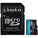 256GB microSDXC Kingston Canvas Go Plus Gen4 + SD Adapter, черен на супер цени