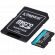256GB microSDXC Kingston Canvas Go Plus Gen4 + SD Adapter, черен изображение 2