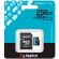 256GB microSDXC Kingston Canvas Go Plus Gen4 + SD Adapter, черен изображение 3