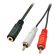Lindy 2xRCA към 3.5 мм жак на супер цени