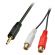Lindy 2xRCA към 3.5 мм жак на супер цени