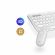 Logitech Pebble 2 Combo, бял изображение 16