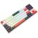 Redragon Kumara K552LGY-RGB, бял/черен/червен изображение 5