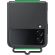 Samsung Flip4 Silicone за Samsung Galaxy Z Flip 4, черен/зелен изображение 4