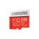 128GB microSDXC Samsung EVO Plus със SD Adapter, бял/червен изображение 5