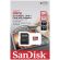 128GB microSDHC SanDisk,сив/червен + SD Adapter изображение 4