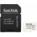 256GB microSDXC SanDisk MAX ENDURANCE+ SD адаптер, бял изображение 2