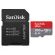 200GB microSDXC SanDisk Ultra Android microSDXC + SD Adapter, червен/сив изображение 2