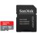 256GB microSDXC SanDisk Ultra Android + SD Adapter, сив/червен изображение 3