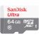 64GB microSDXC SanDisk Ultra, бял/сив на супер цени