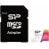 128GB microSDHC Silicon Power Elite Colorful и SD адаптер, бял/розов на супер цени