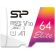 64GB microSDHC Silicon Power Elite Colorful и SD адаптер, бял/розов изображение 2