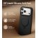TORRAS Ostand QPRO Silicone за Apple iPhone 17 Pro Max, черен изображение 3