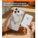 TORRAS Ostand QPRO VegSkin за Apple iPhone 17 Pro, сив изображение 6