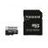 64GB microSDXC Transcend + SD Adapter, черен/сив на супер цени