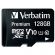 128GB microSDXC Verbatim Premium U1 + SD адаптер изображение 2